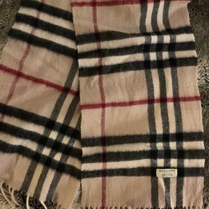 Burberry Classic Check Cashmere Scarf